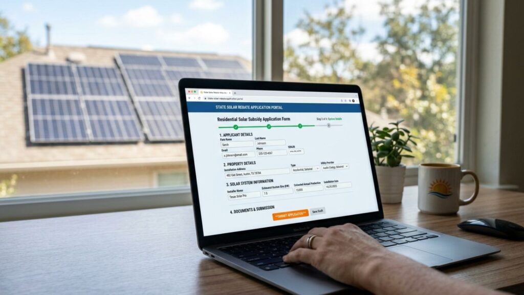 Online Solar Subsidy Form