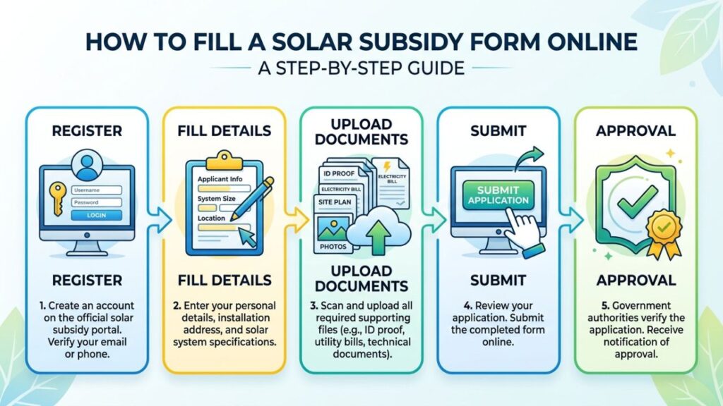 Online Solar Subsidy Form